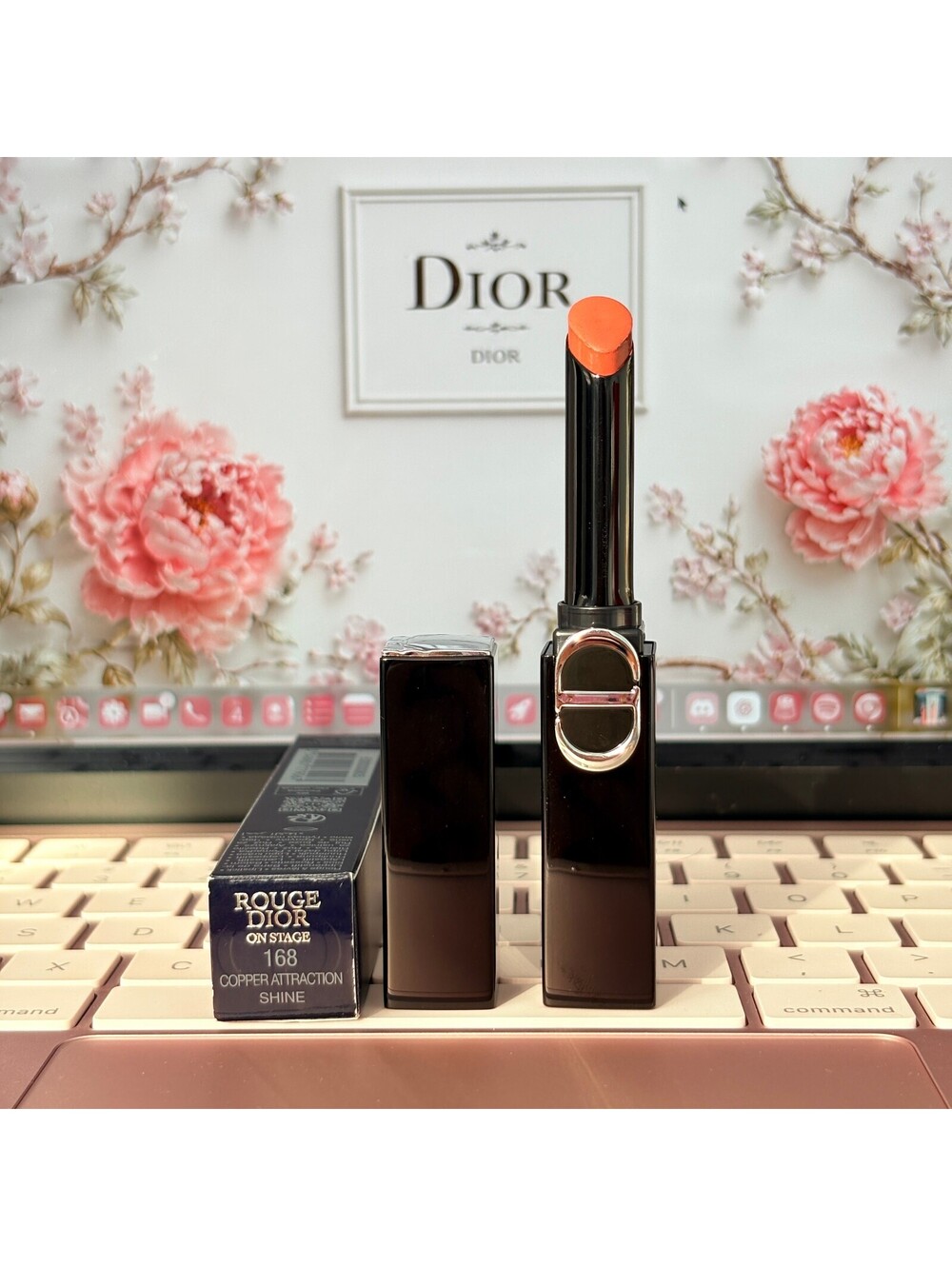 ROUGE DIOR ON STAGE LIPSTICK - 168 Copper Attraction Shine